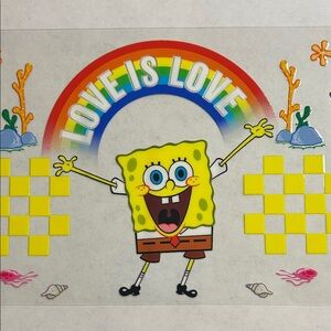 SpongeBob Love Cup Decal 118